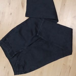 Lane Bryant size 16 black straight leg jeans